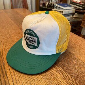 Men's Vintage Washington State Potato Country USA Snapback Trucker Hat Cap